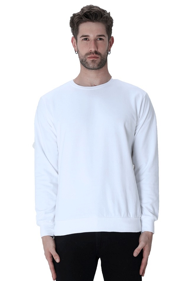Premium Quality Plain Sweat Shirt - XL, Grey