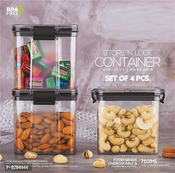 Stylish Air Tight Container Pack Of 4
