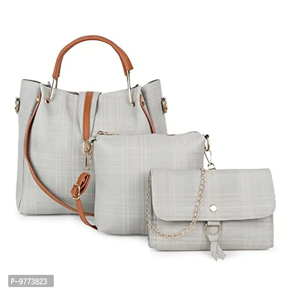 DANIEL CLARK Handbags Combo For Women (Grey)