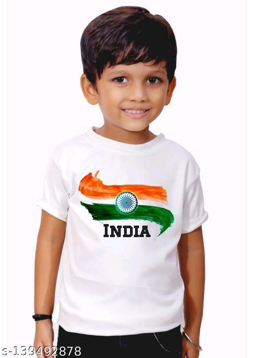 INDIA T Shirt  - White, 6 To 7 Years