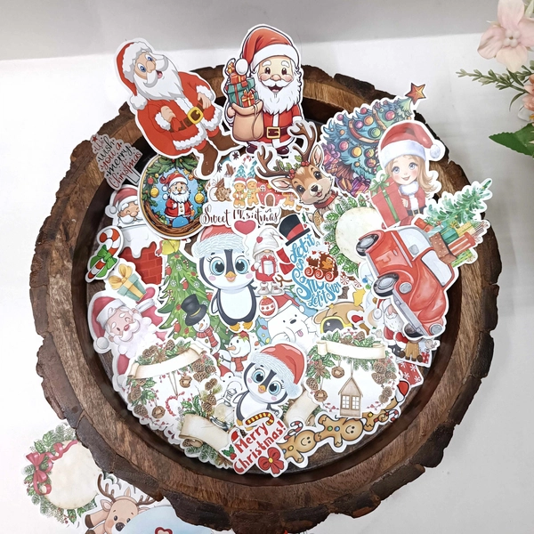 Christmas Themed Sticker Pack (50pcs) 