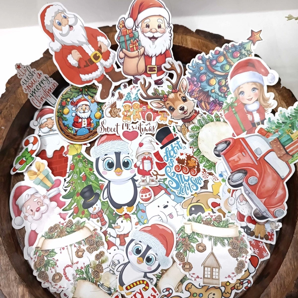 Christmas Themed Sticker Pack (50pcs) 