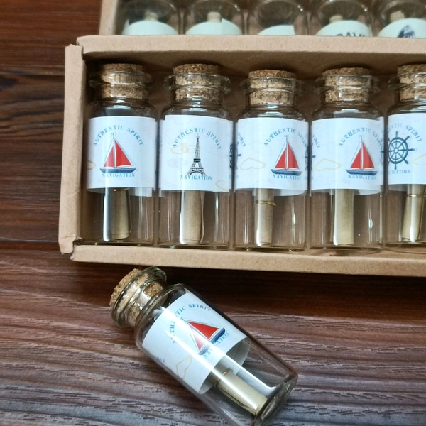 Glass Bottle Theme (5×2cm) 12 Pc Set
