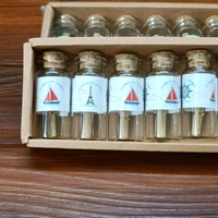 Glass Bottle Theme (5×2cm) 12 Pc Set