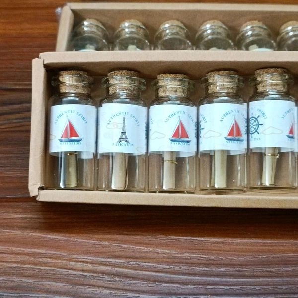 Glass Bottle Theme (5×2cm) 12 Pc Set