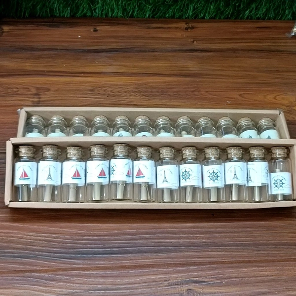 Glass Bottle Theme (5×2cm) 12 Pc Set