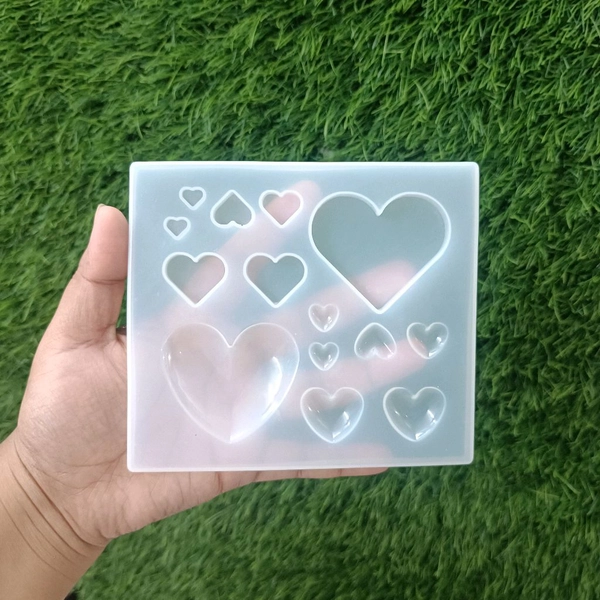Multi Hearts Mold (Big) 