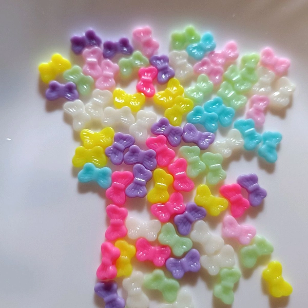 Jwellery Making Charms /  Beads 25 Grms ( Bow)