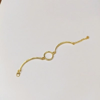 Round Gold Bracelet Bezel 