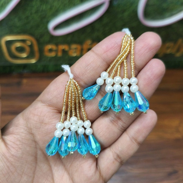 Blue Diamond Moti Latkan / Tessel / Hanging 1 Pc 