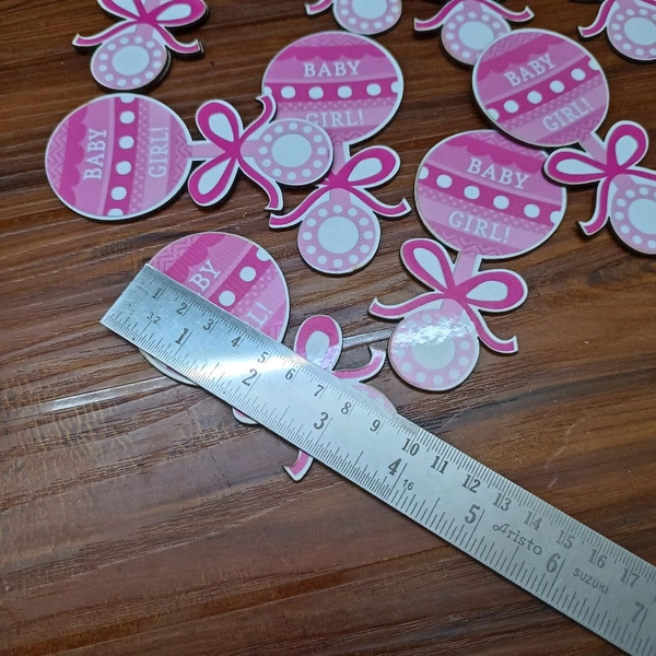 Baby Girl Toy Wooden MDF  Cutout Pair 