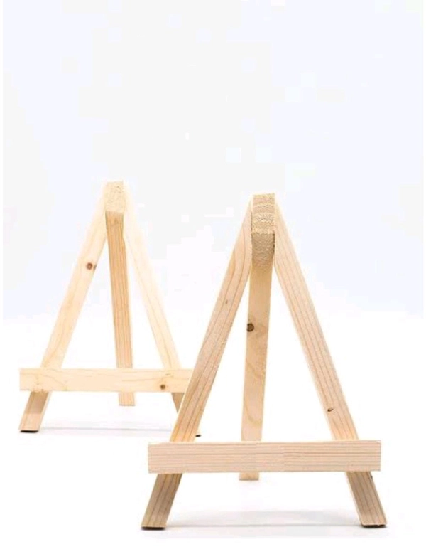 8" Inch Wooden Easel Stand With Screw