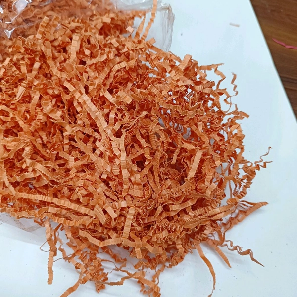 Crinkle Paper Filler  Orange(100grms Pack)  