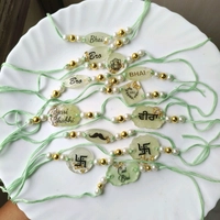 Resin Rakhi Pack Of 10 Pcs Mix 