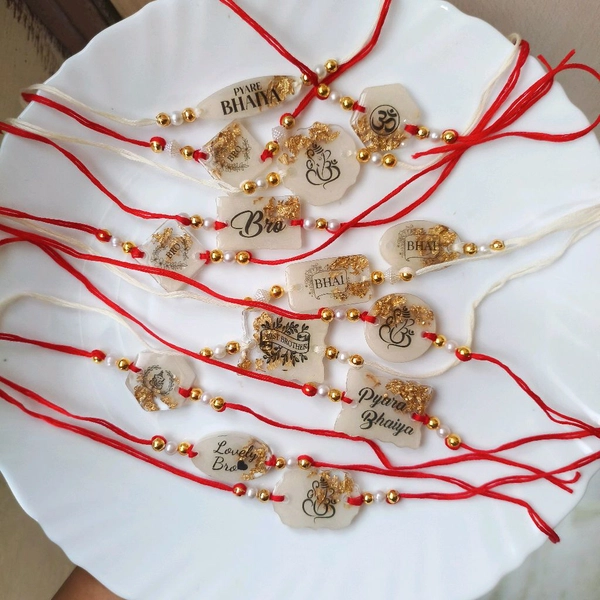 Resin Rakhi Pack Of 30 Pcs Mix 