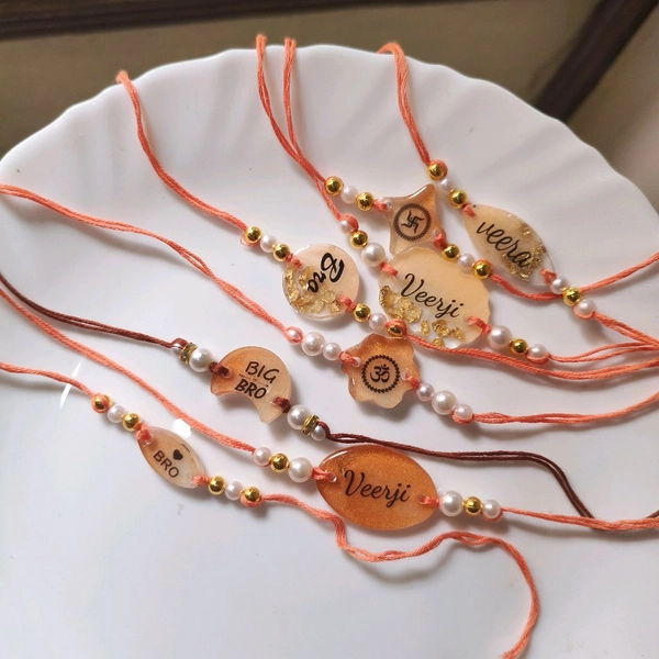 Resin Rakhi Pack Of 30 Pcs Mix 