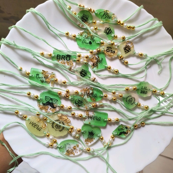 Resin Rakhi Pack Of 30 Pcs Mix 