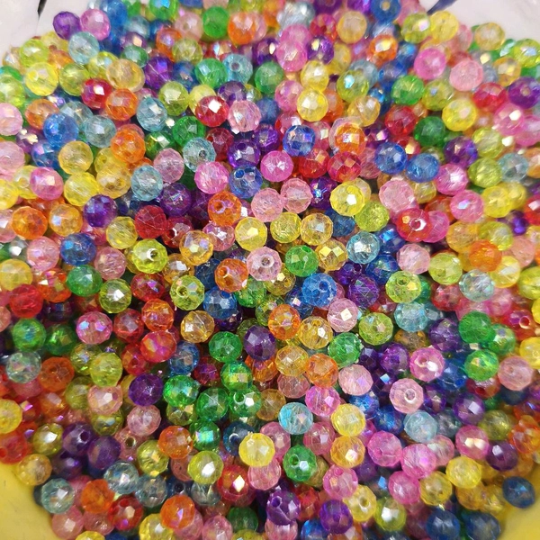 Multi Holographic Beads 25 Grms Transparent 