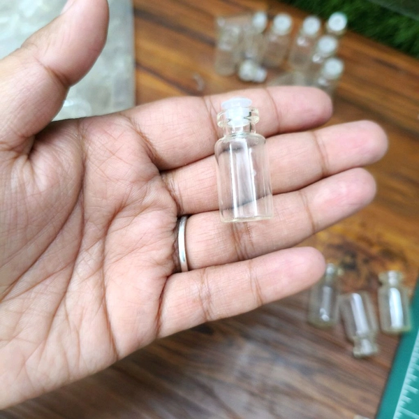 Glass Bottle Pack Of 6 Pc (3.5 Cm) 