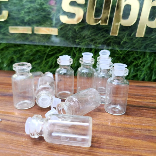 Glass Bottle Pack Of 6 Pc (3.5 Cm) 
