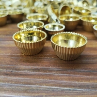 Golden Katori/ Wati 100 Pcs (2.5 Cm) 