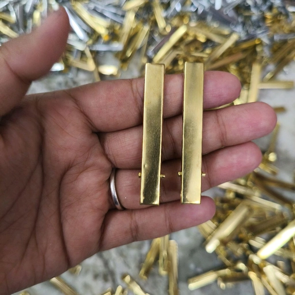  Alligator Pin / Clip Golden 2.3 Inch (10pc)