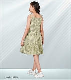 GKb-12225 Trendy Printed Cotton Frock Dress - 11-12 Years