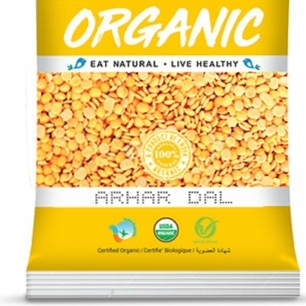Organic Arhar Dal 500 Grams