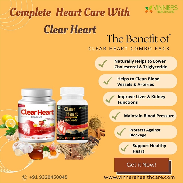 Clear Heart Capsules + Clear Heart Plus Capsules