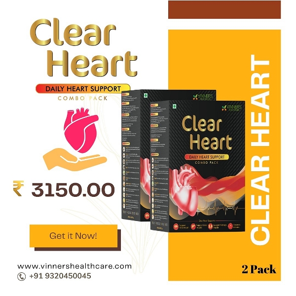 Doctor’s Recommended Clear Heart Supplement - 90 Days Pack ( ₹ 6300/-)