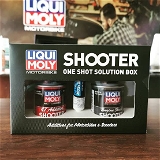 Liqui Moly Combo of 4T Shooter (80 ml), Flush Shooter (80 ml) and Mos2 Additive Shooter (20 ml) for Motorbikes
