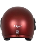 Vega Cruiser W/P Dull Burgundy Helmet - M