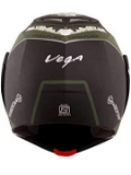 Vega Crux Dx Camouflage Dull Black Battle Green Helmet - L