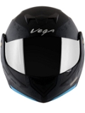 Vega Crux Dx Victor Dull Black Grey Helmet with Clear Visor - L
