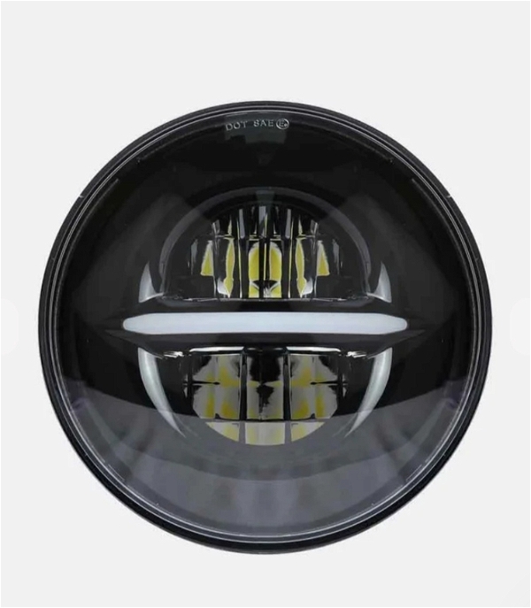 HJG 7 Inch MINUS LED Headlight With Centre Park Light