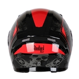 Steelbird SBA-21 COMBAT GLOSSY BLACK WITH RED (WITH INNER SHIELD & HIGH-END INTERIOR) - L