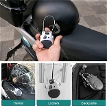 LGP World Anti-Theft Lock 3 Digit Lock for Helmet Luggage Toolbox