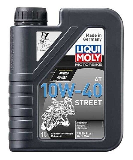 Liqui Moly 10W-40 4T Synthetic Street Engine Oil (1ltr)