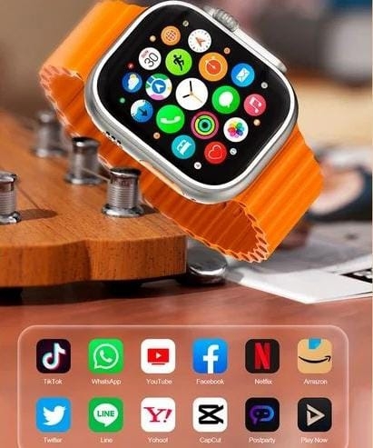 SERIES 8 ULTRA 4G WATCH WITH SIM CARD SLOT*