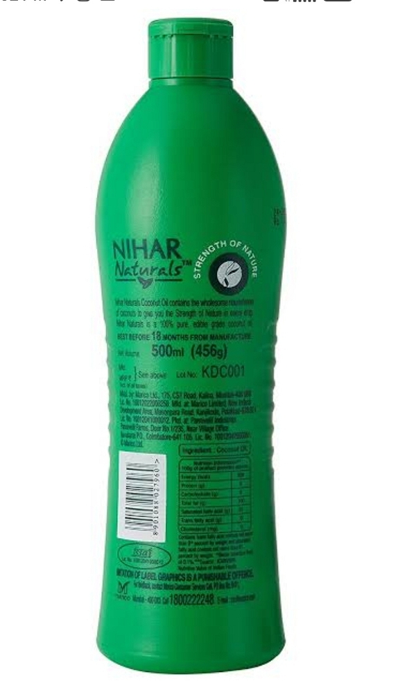 Nihar Coconut Hair Oil - 100ml