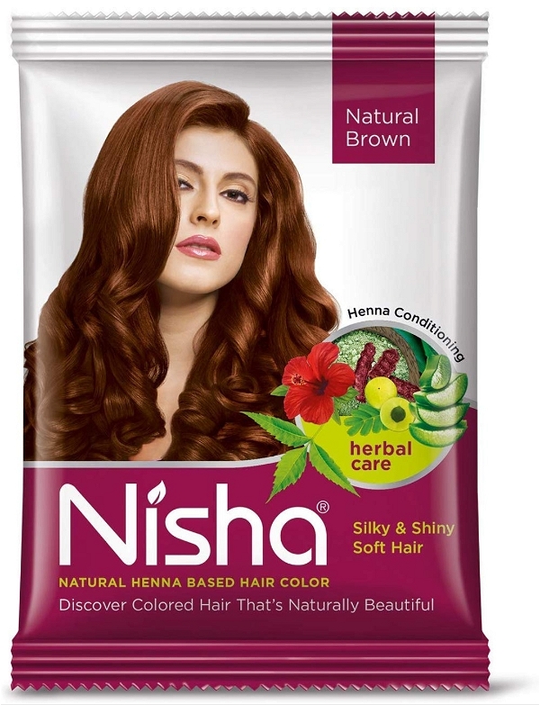 Nisha Mehendi Hair Colour Red