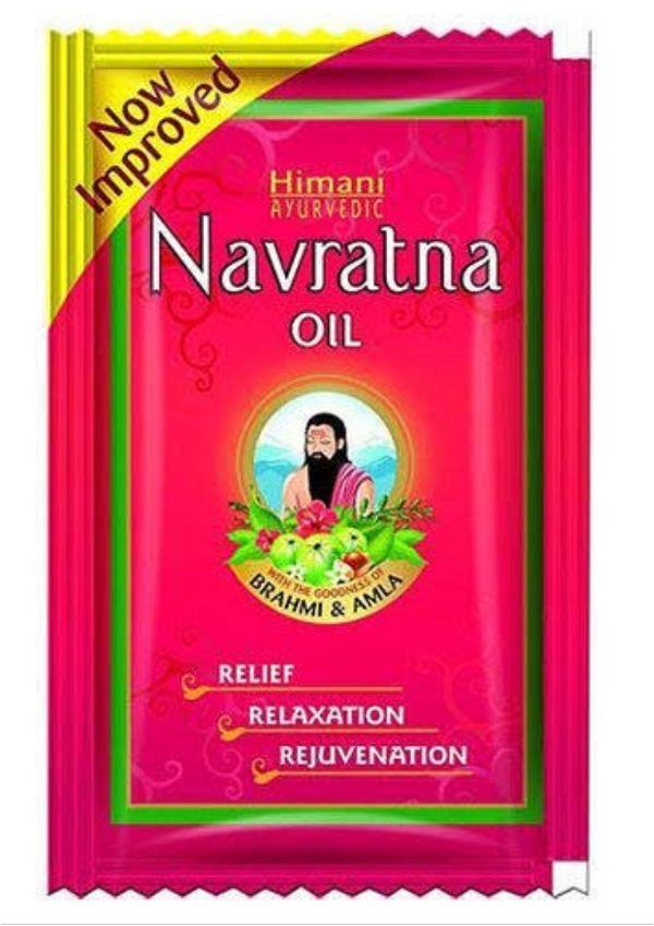 Navratna Hair Oil (Strip Of 24)  ₹1