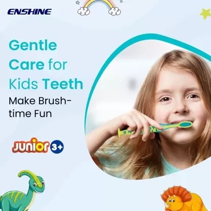 ENSHINE KIDS TOOTHBRUSH JUNIOR 3+ (6 Toothbrushes)