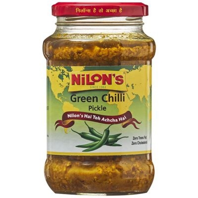 NILON'S GREEN CHILLI  PICKLE 400g