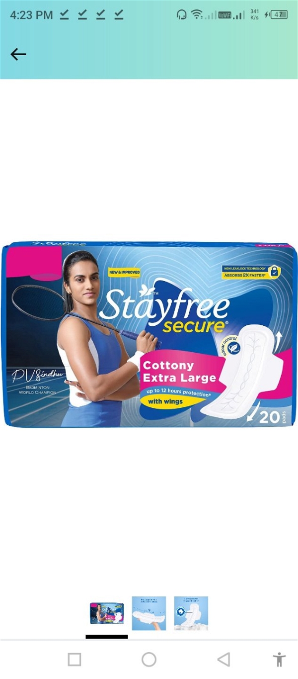 STAYFREE SECURE DRY XL 20S