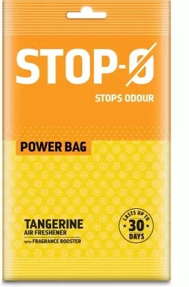  Stop-O Air Freshener Power Bag Tangerine Gel