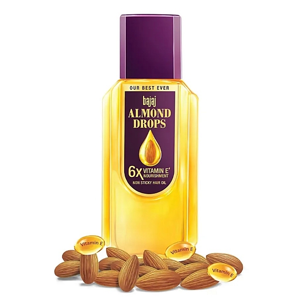 Bajaj Almond Drops With 6X Vitamin E Nourishment, 285 ml  