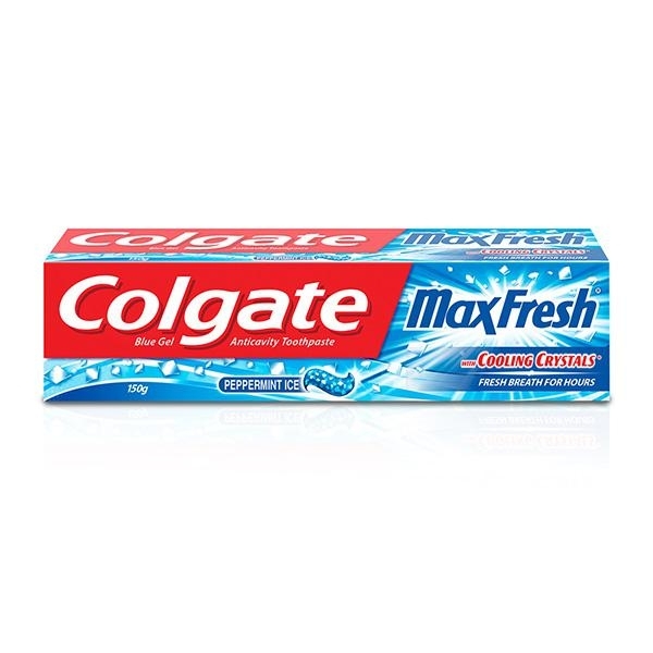 COLGATE MAXFRESH COOLING CRYSTALS PEPPERMINT ICE 150G