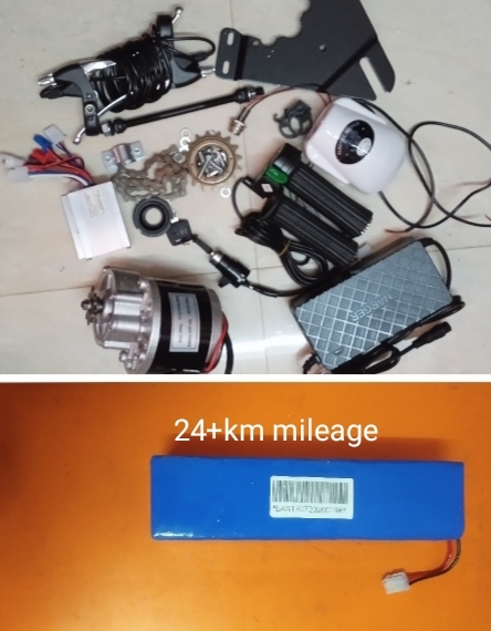BAS 24v250watt Bicyle Motor Kit With 24v12ah LFP Battery - Including