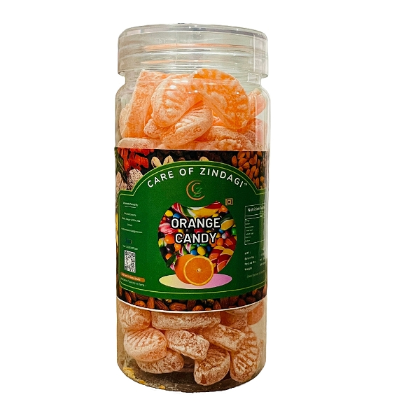 Care Of Zindagi Care of Zindagi Orange Candy - Santra Toffee  | Orange Flavour Toffee - 330gm - 330 gm